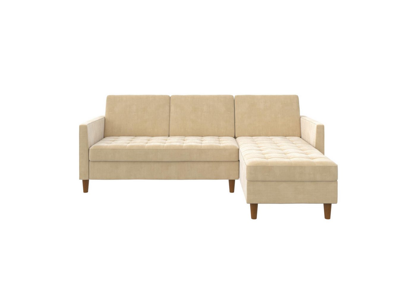 loft24 Schlafsofa Preston, 3-Sitzer Sofa Couch mit Stauraum, Stoffbezug, Länge 213 cm von loft24