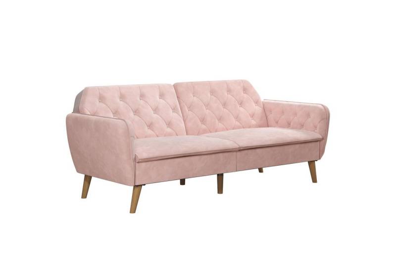 loft24 Schlafsofa Tallulah, Bezug in Samtoptik, Memory-Foam Polsterung, Breite 210 cm von loft24