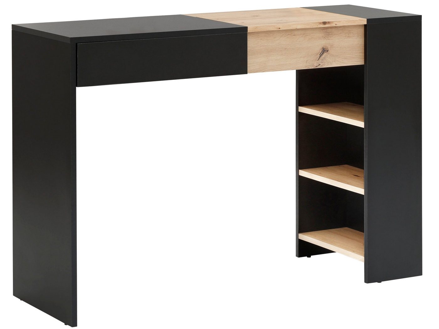 loft24 Schminktisch Ophelia, mit Spiegel und Schublade, FSC®-zertifiziert, Breite 114 cm von loft24