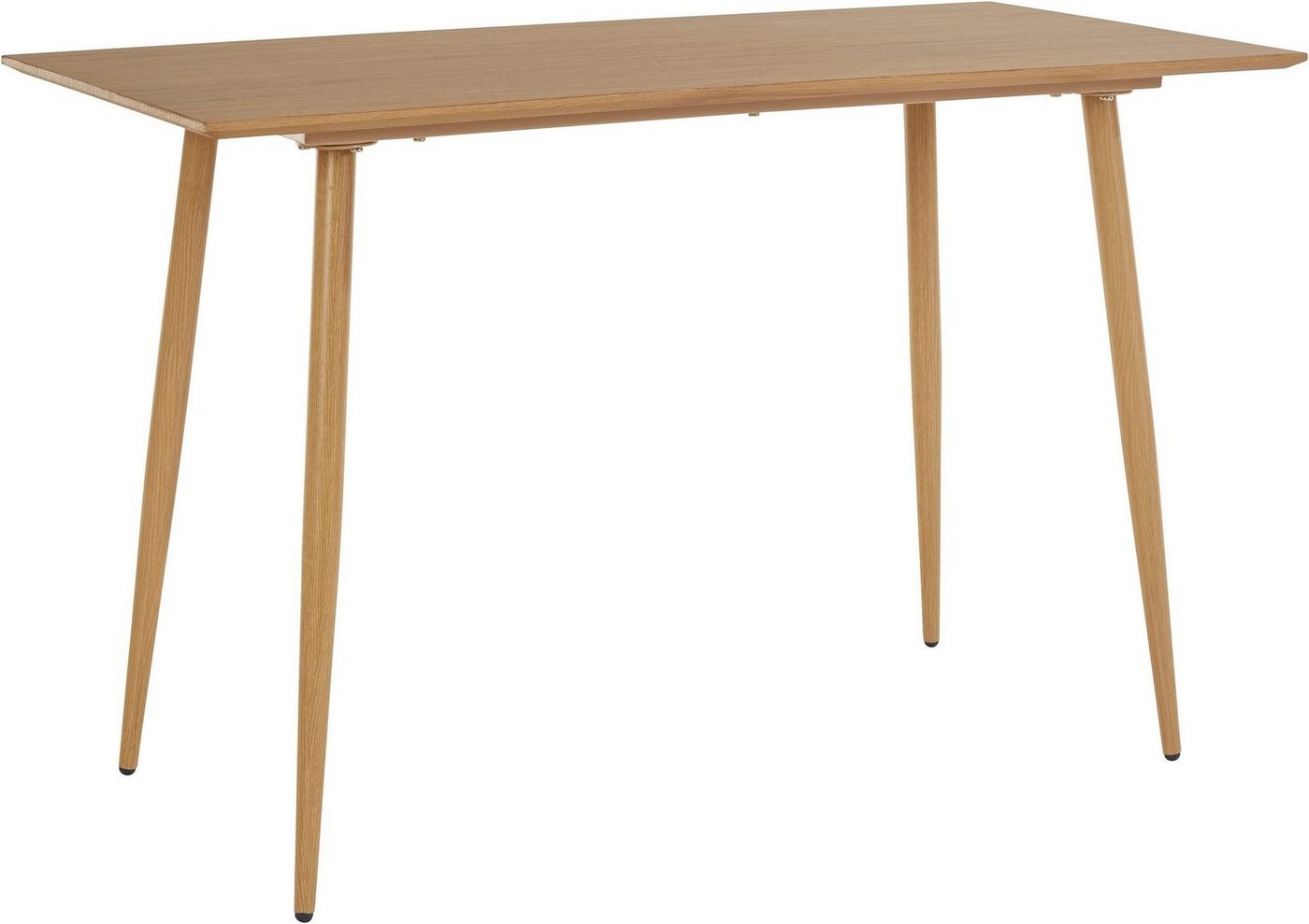 loft24 Schreibtisch Matcha, Tischplatte aus MDF in Marmoroptik, Metallbeine, Breite 110 cm von loft24