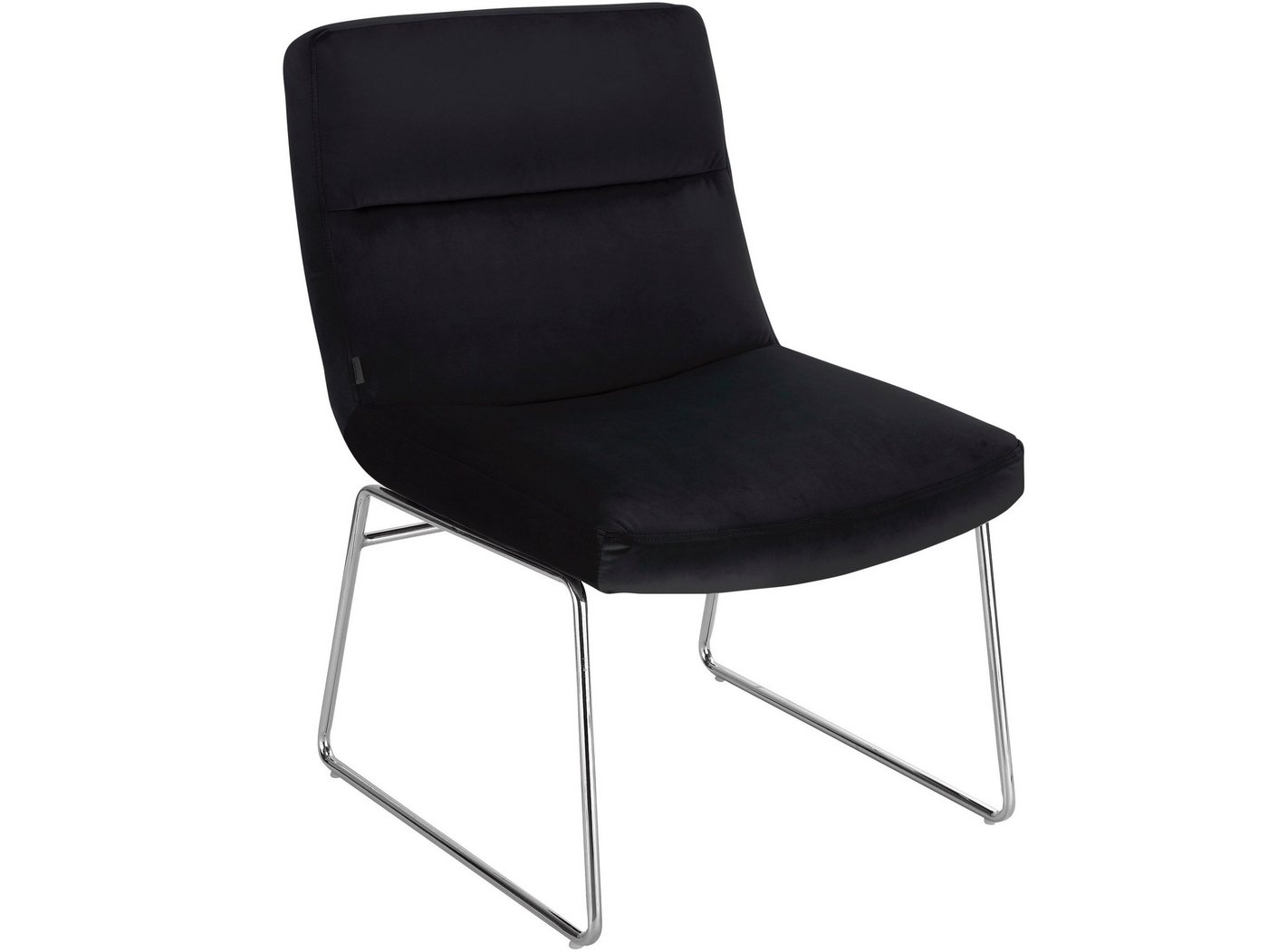 loft24 Sessel Gila (1-St), chromfarbenes Metallgestell, Sitzhöhe 47,5 cm von loft24