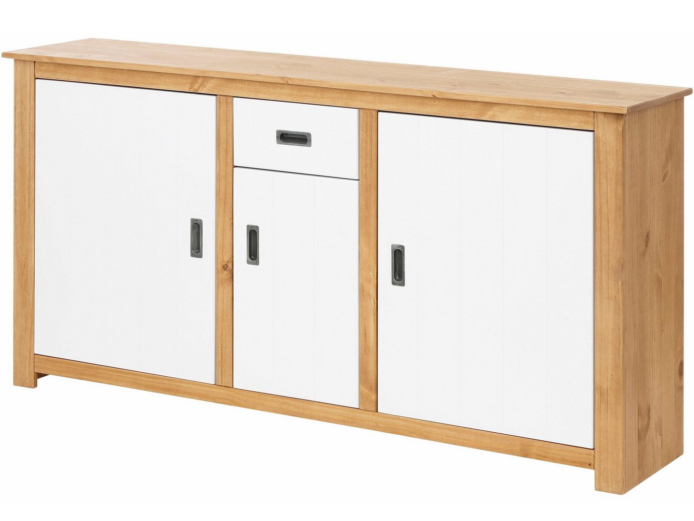 loft24 Sideboard Ariel, 3-trg. Anrichte aus Kiefer im Landhausstil, Wohnzimmerschrank loft24 Sideboard Ariel, 3-trg. Anrichte aus Kiefer im Landhausstil, Wohnzimmerschrank von loft24