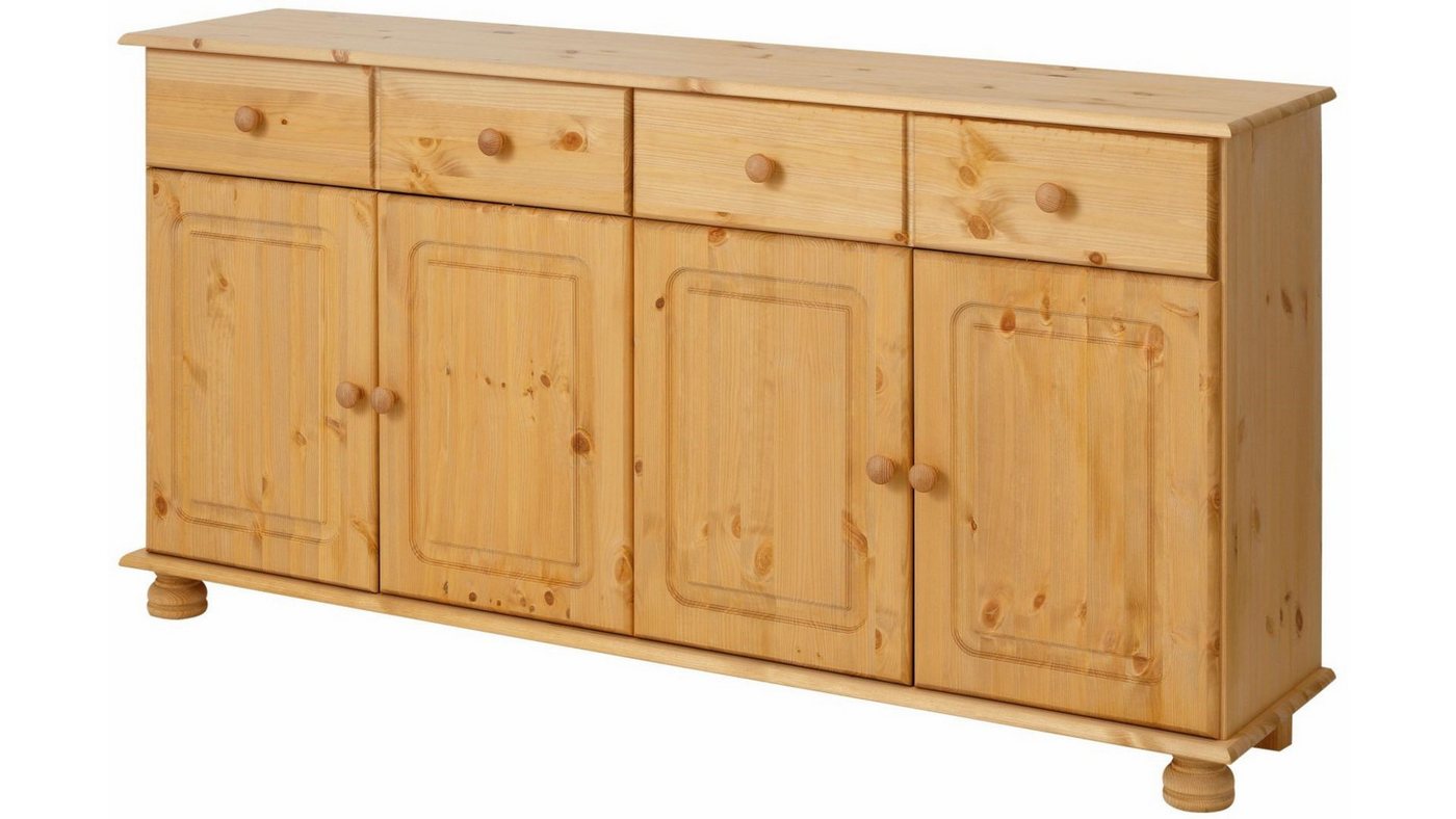 loft24 Sideboard Ella, Anrichte, Wohnzimmerschrank 4 Türen, Kiefer, Landhausstil loft24 Sideboard Ella, Anrichte, Wohnzimmerschrank 4 Türen, Kiefer, Landhausstil von loft24
