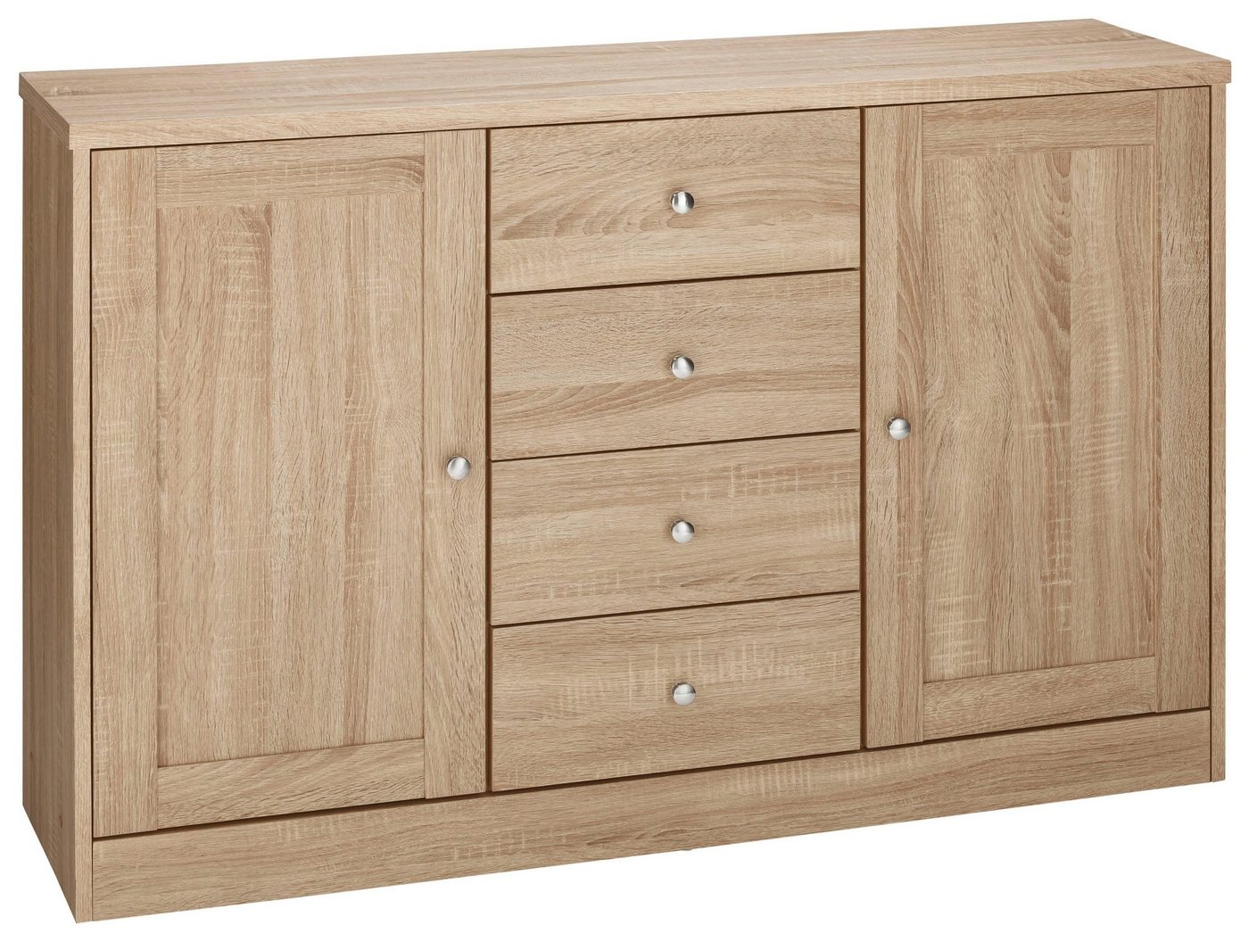 loft24 Sideboard Hector, Anrichte, Landhausstil, 4 Schubladen 2 Türen, Breite 120 cm loft24 Sideboard Hector, Anrichte, Landhausstil, 4 Schubladen 2 Türen, Breite 120 cm von loft24