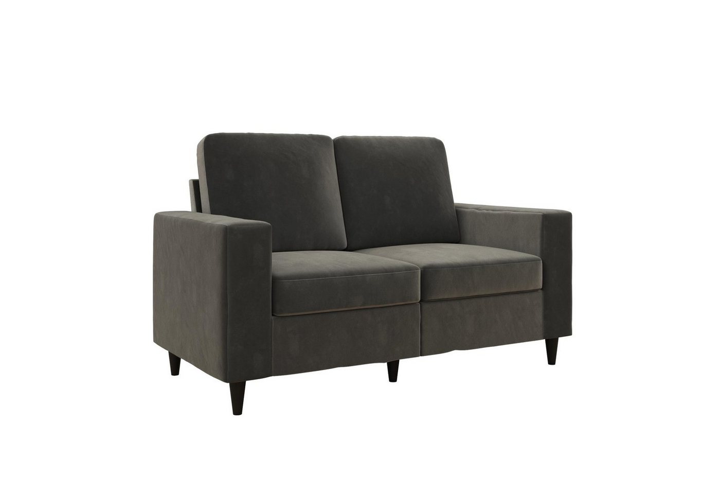 loft24 Sofa Cooper, 2-Sitzer Sofa, Bezug in Samtoptik, Holzbeine, Länge 152 cm von loft24