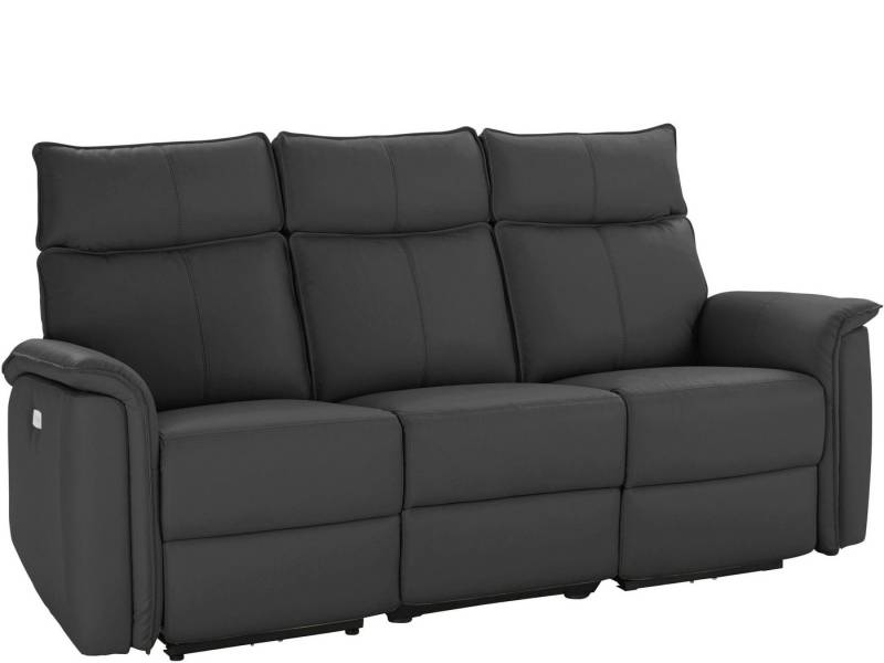 loft24 Sofa Zini, Couch, 3-Sitzer, Lederoptik, Relaxfunktion, Breite 197 cm von loft24