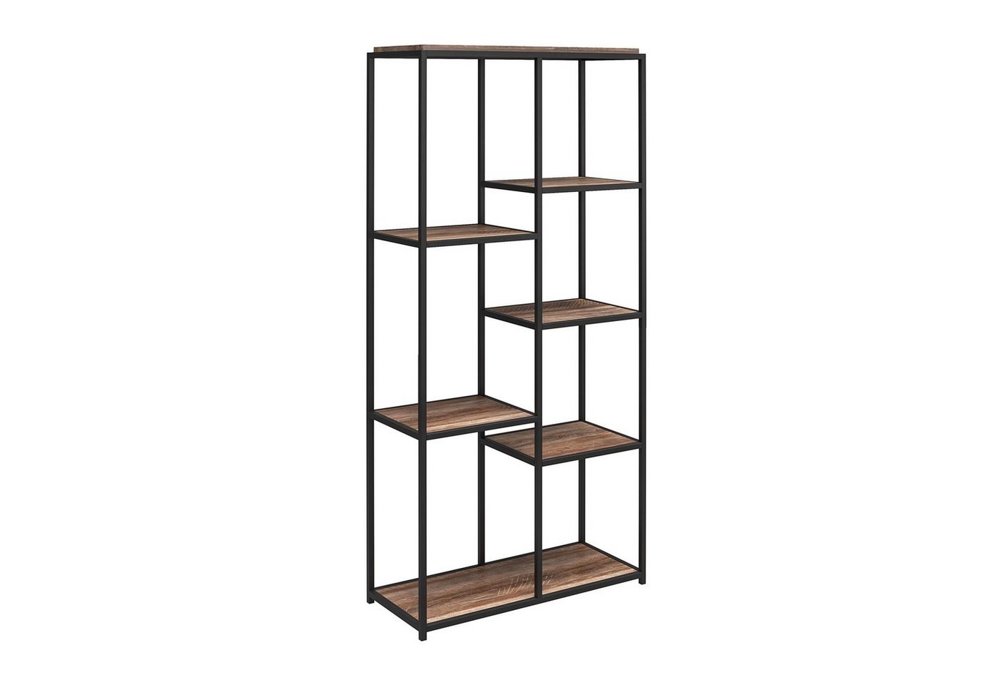 loft24 Standregal Quincy, Bücherregal, 6 offene Fächer, Höhe 178 cm von loft24