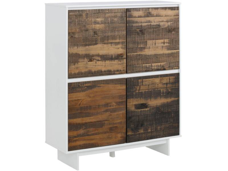 loft24 Stauraumschrank Marcy Highboard aus Kiefer mit Holzstruktur loft24 Stauraumschrank Marcy Highboard aus Kiefer mit Holzstruktur von loft24