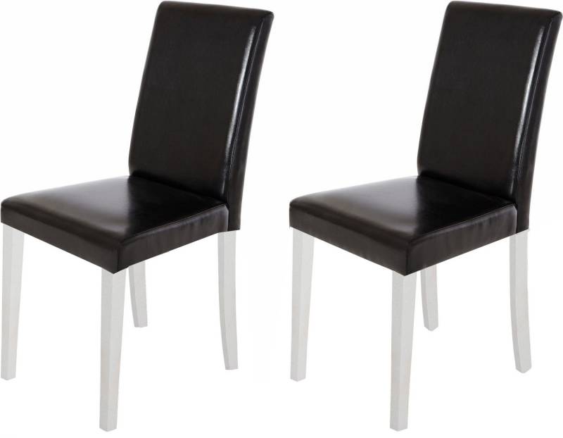loft24 Stuhl Lionare (Set 2, 2 St), Esszimmerstuhl, Küchenstuhl, Polsterstuhl, Bezug in Lederoptik von loft24