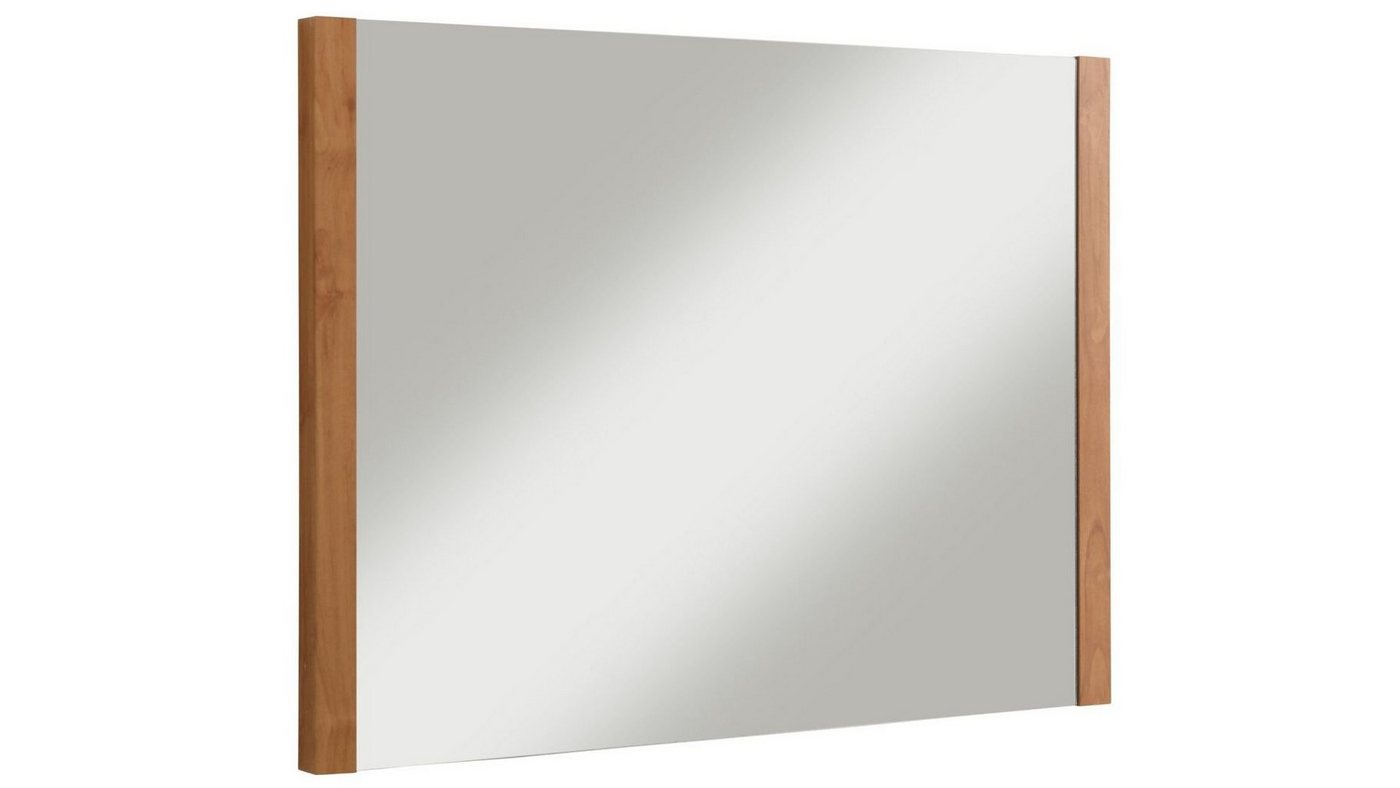 loft24 Wandspiegel Chicky, Hängespiegel, gerahmt, schöne Holzoptik in ahornfarben, 80x60 cm von loft24