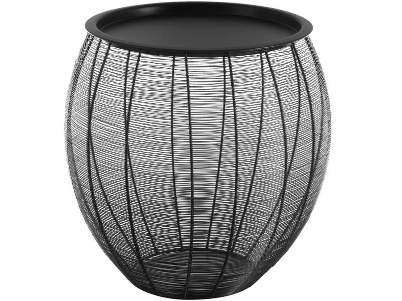 loft24 Wohnzimmertisch Taro, runder Couchtisch, Beistelltisch aus Aluminium Ø46 cm von loft24