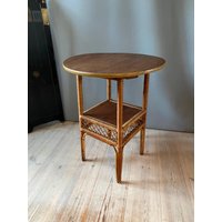 Antiker Korbtisch von loftkultur