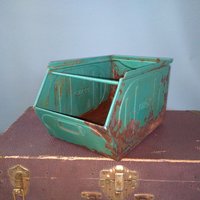 Vintage Metallkiste von loftkultur