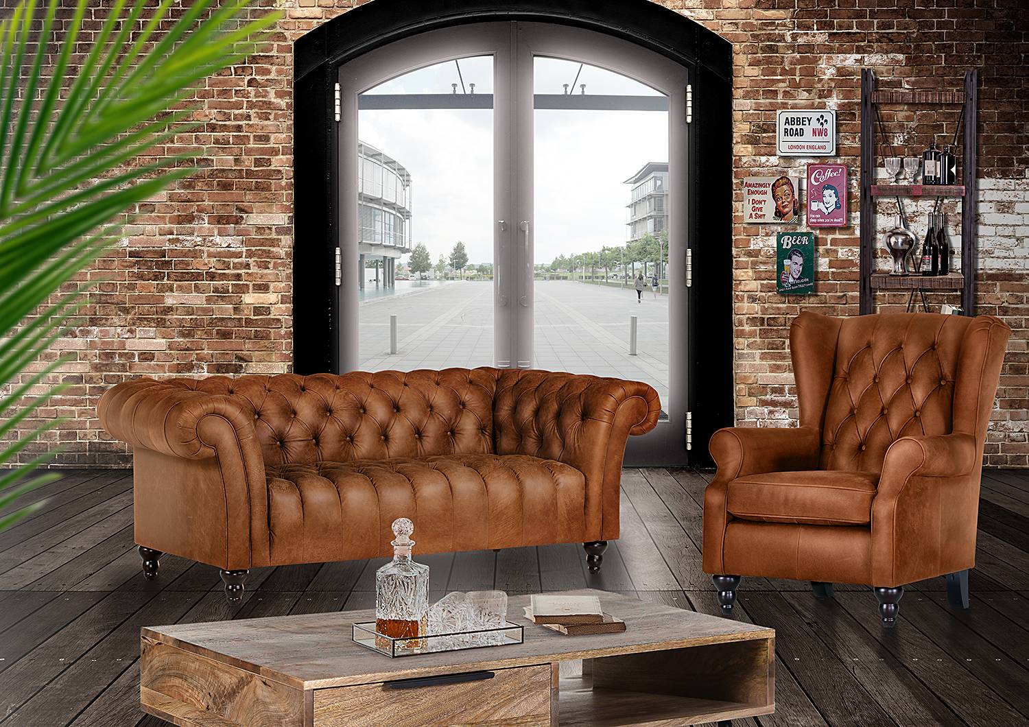 2-Sitzer Sofa Fireside von loftscape