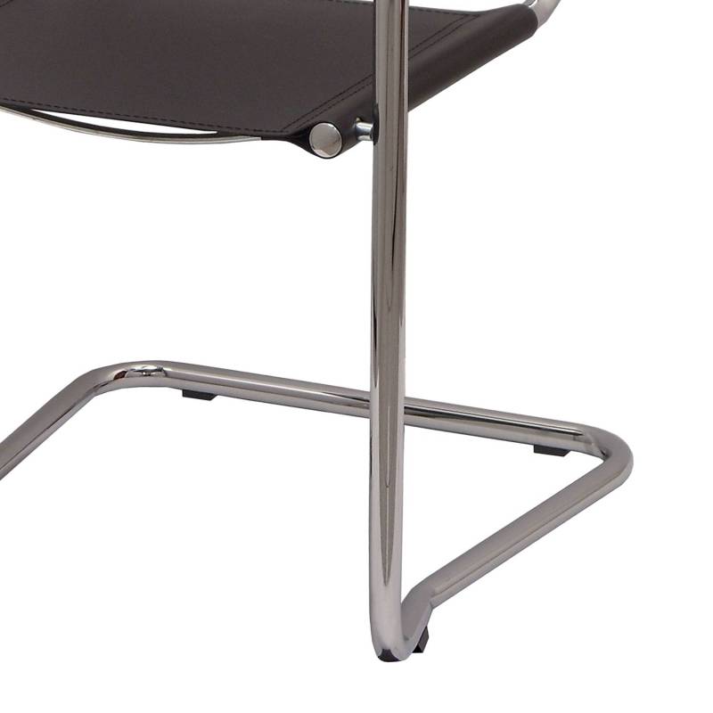 home24 Armlehnenstuhl Blay 2er-Set 58 x 82 x 60cm Schwarz von home24