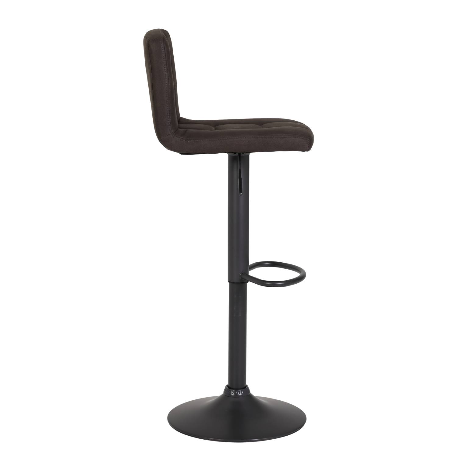 home24 Barstuhl Gasny (2er-Set) 40 x 85 x 48cm Dunkelbraun von home24