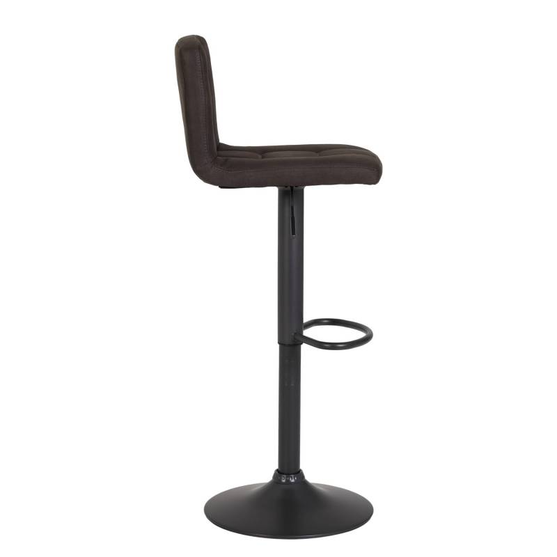 home24 Barstuhl Gasny (2er-Set) 40 x 85 x 48cm Dunkelbraun von home24