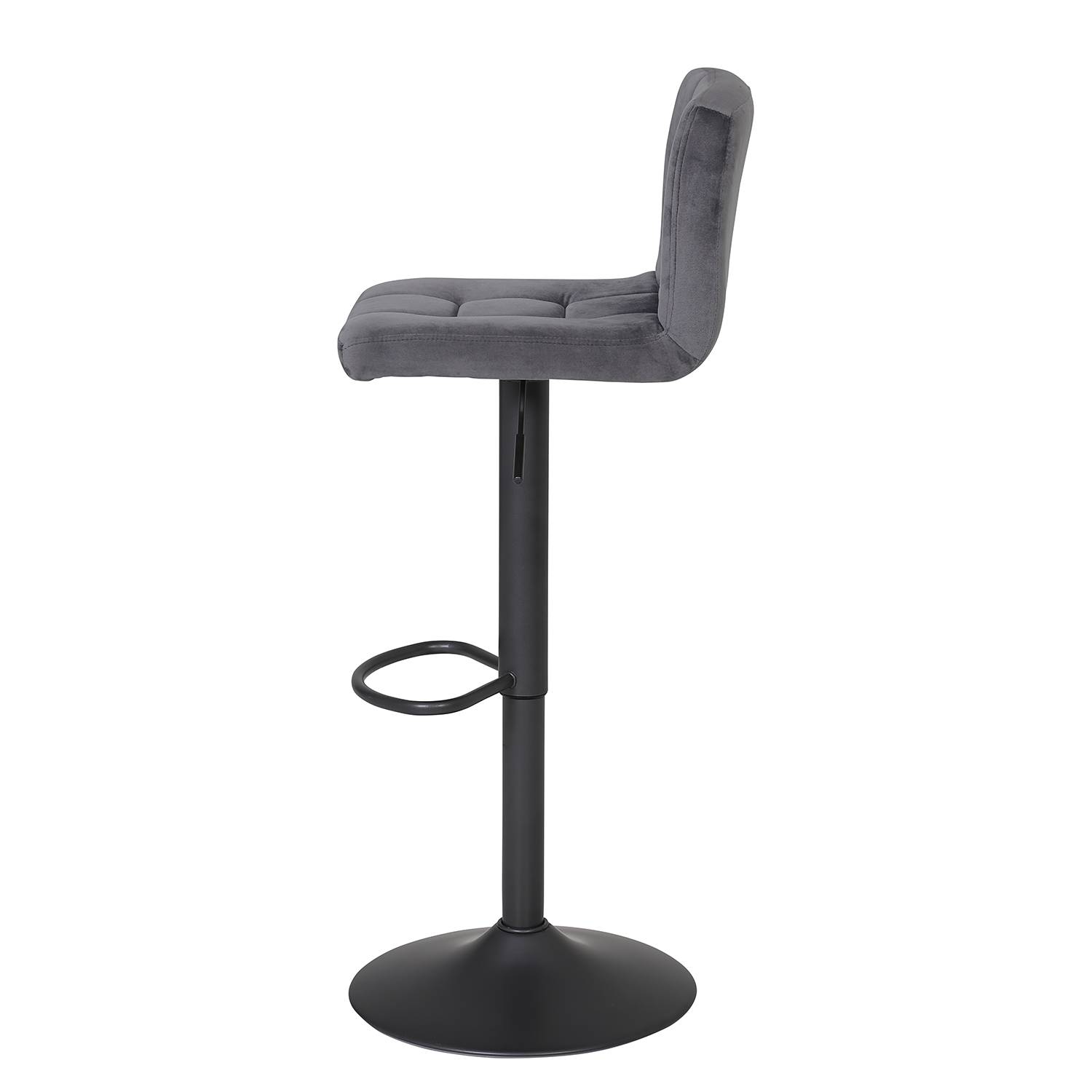 home24 Barstuhl Irma (2er-Set) 40 x 85 x 48cm Grau von home24