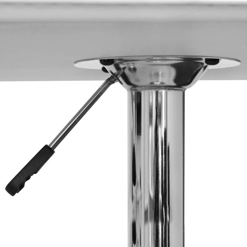 home24 Bartisch Chermside 63 x 83 x 63cm Weiß von home24