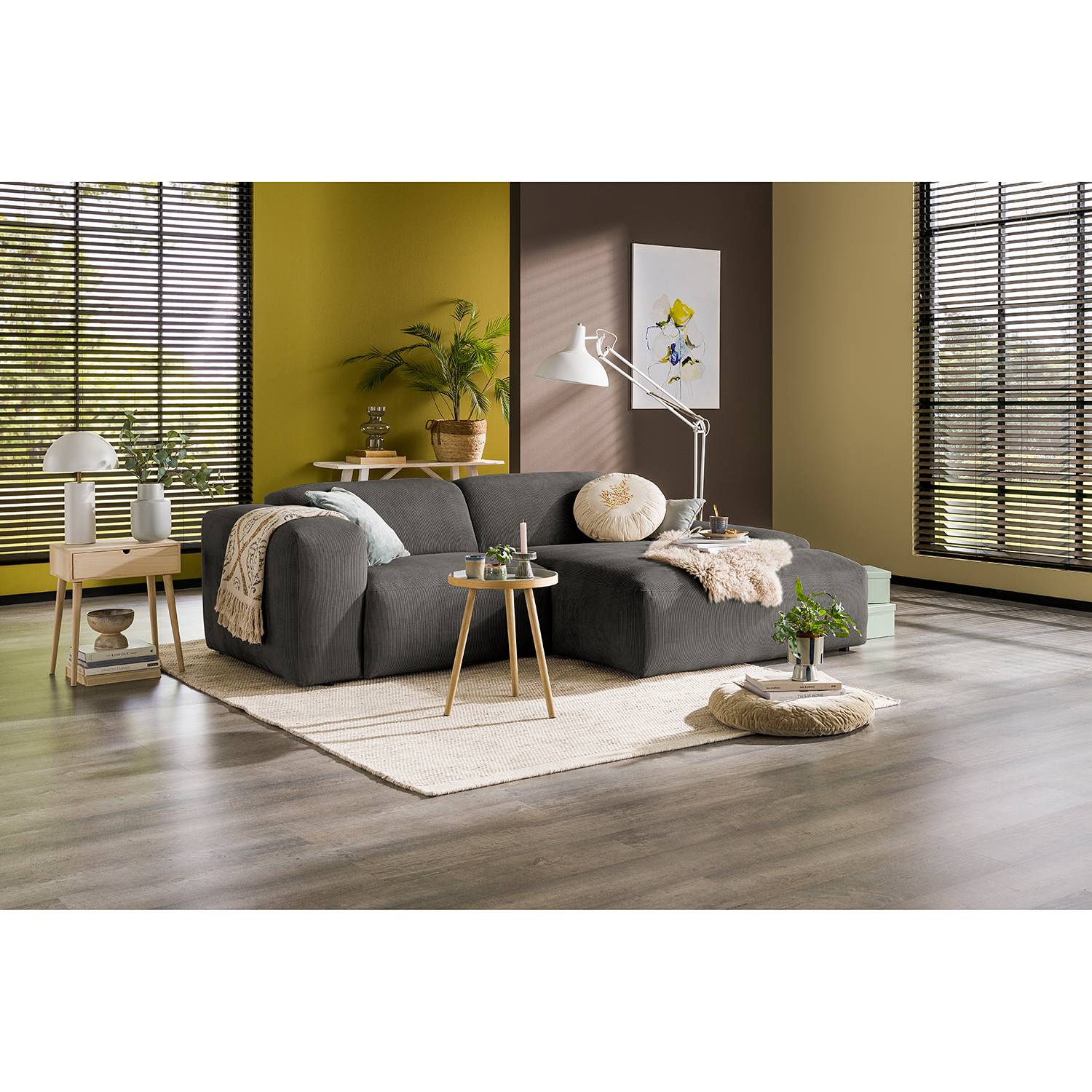 Ecksofa Lordelo 1,5-Sitzer mit Longchair von Norrwood