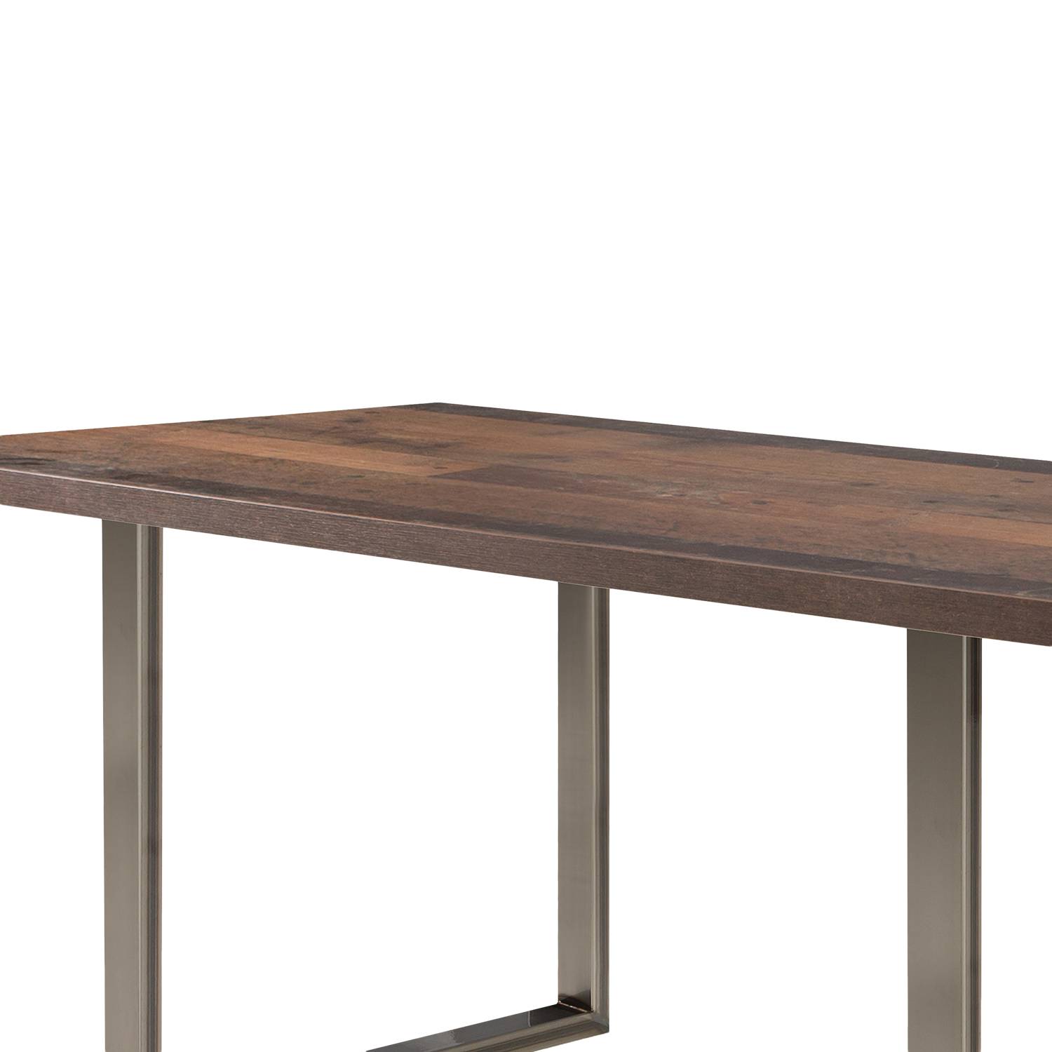 home24 Esstisch Megana 180cm Braun/Grau/Altholz Dekor Edelstahl home24 Esstisch Megana 180cm Braun/Grau/Altholz Dekor Edelstahl von home24