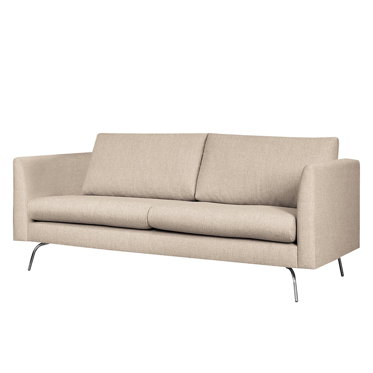 Fredriks Sofa Kayena 2-Sitzer Beige Flachgewebe 178x84x92 cm von loftscape