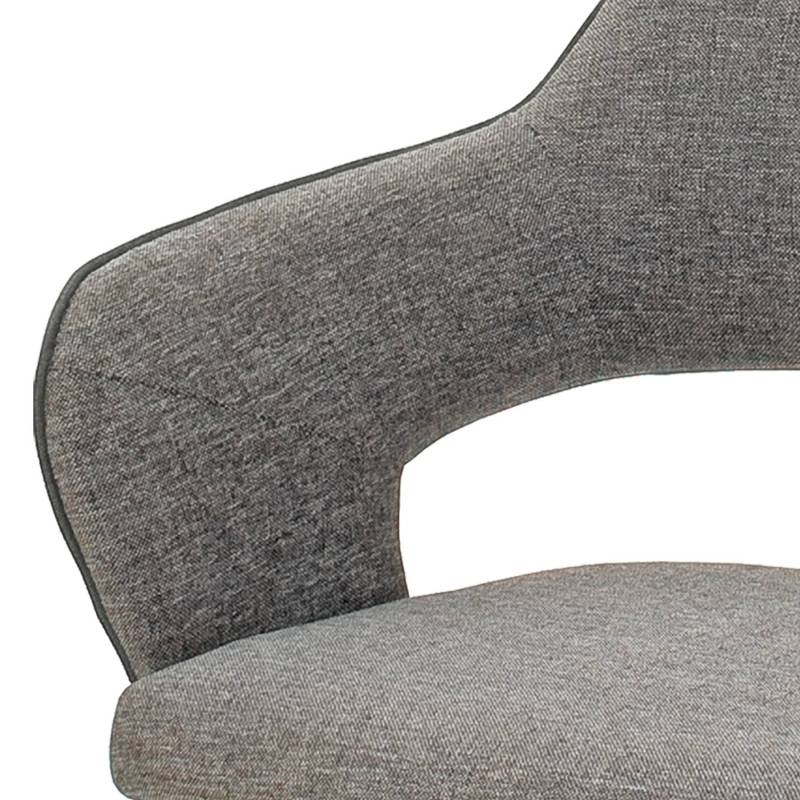home24 Freischwinger Savega 2er-Set 58 x 89 x 59cm Grau/Lichtgrau von home24