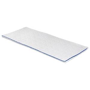 home24 Geltopper Elysee 90 x 200cm Mischgewebe Weiß von home24