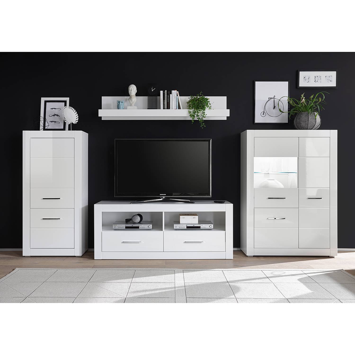 home24 Highboard I 100 x 142 x 35cm Weiß home24 Highboard I 100 x 142 x 35cm Weiß von home24