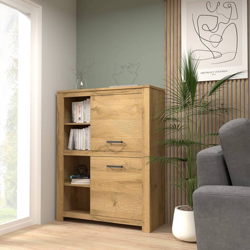 home24 Highboard I 112 x 144 x 42cm Braun von home24