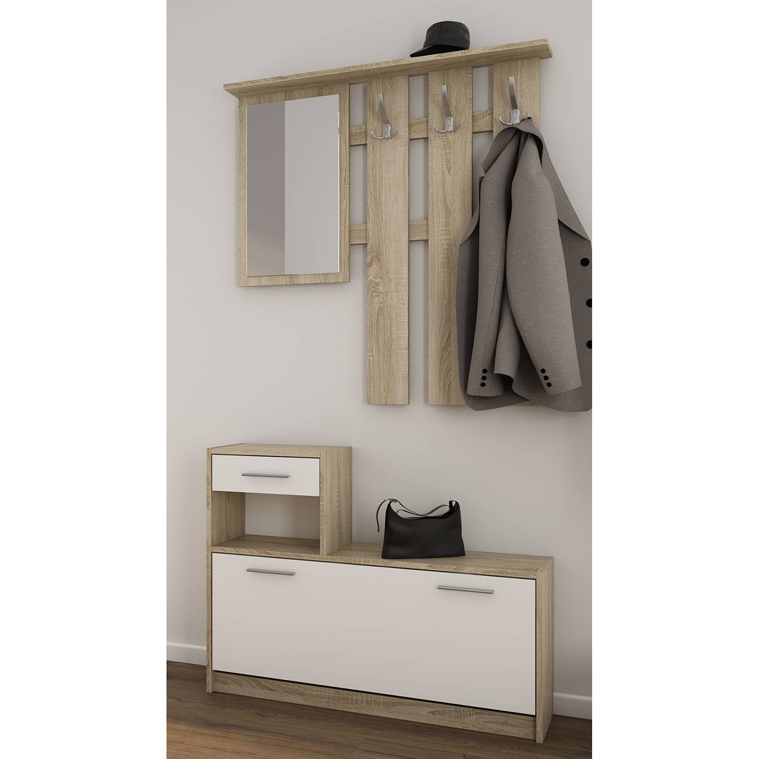 Kompaktgarderobe Brancepeth von loftscape