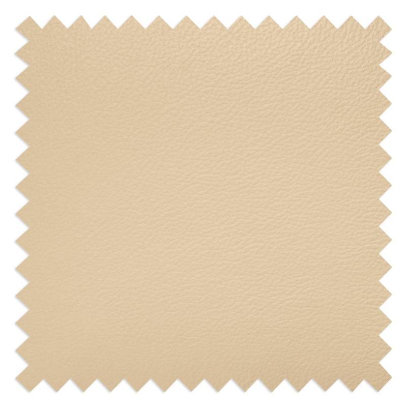 home24 Kopfstütze Heimari Beige/Beige Echtleder Mabel 45 x 20 x 15cm Modern von home24