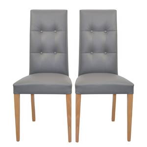 home24 Polsterstuhl Prestons 2er-Set 46 x 100 x 57cm Grau/Grau home24 Polsterstuhl Prestons 2er-Set 46 x 100 x 57cm Grau/Grau von home24