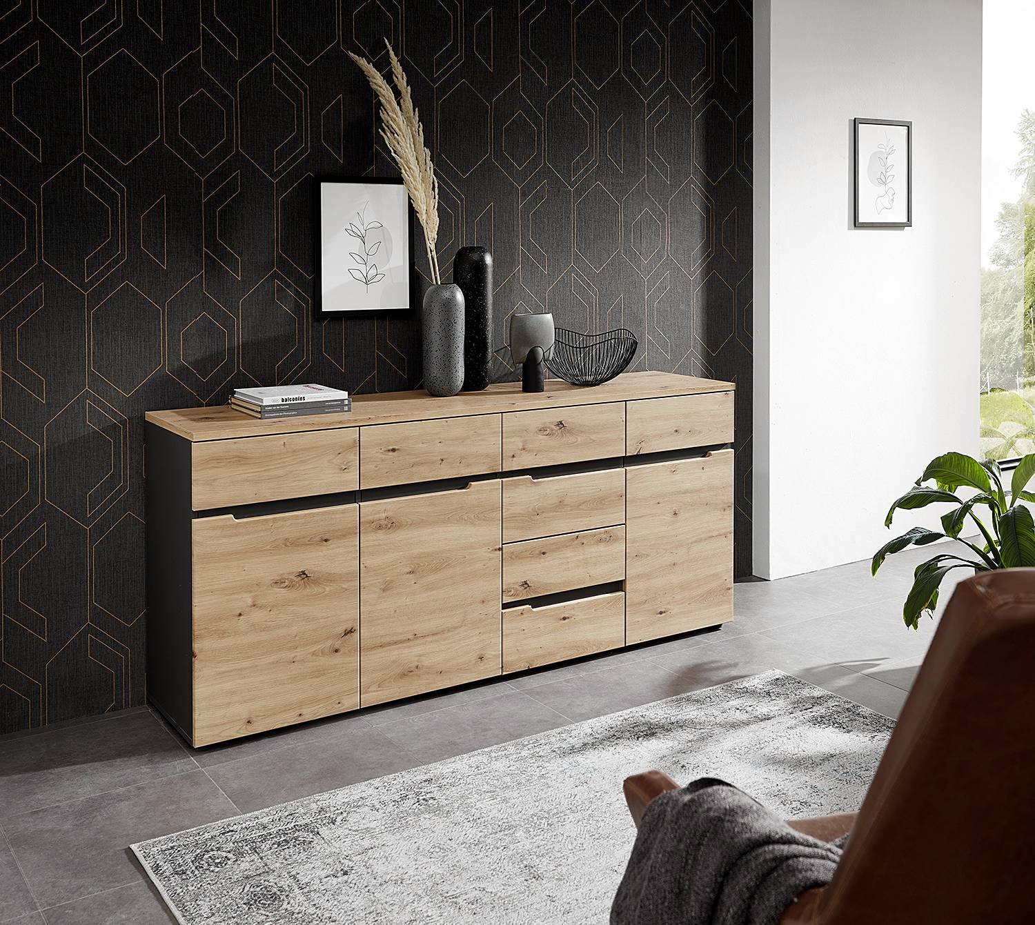 Sideboard Moosic Breite 180 cm von loftscape