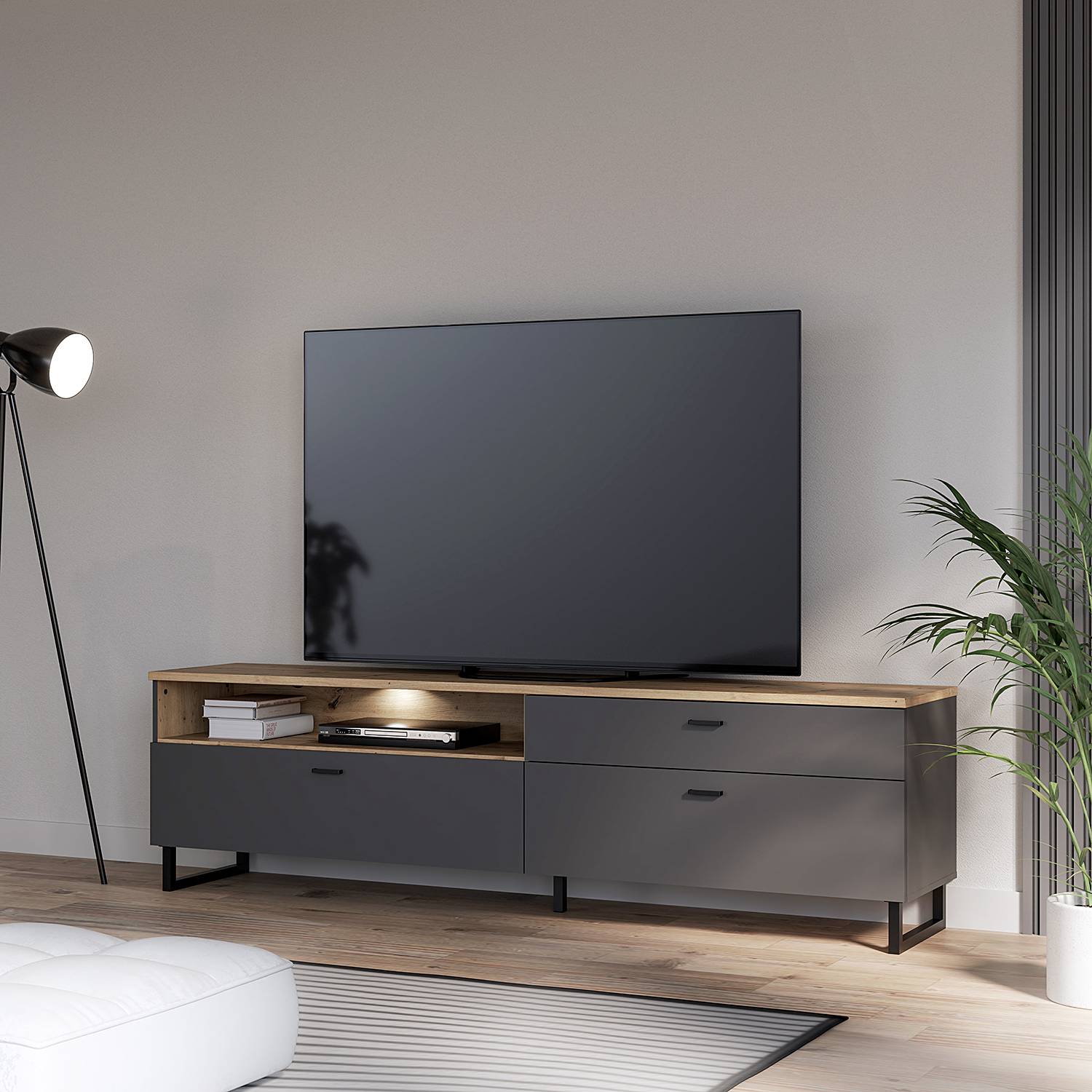 TV-Lowboard Soodoma 205 cm von loftscape