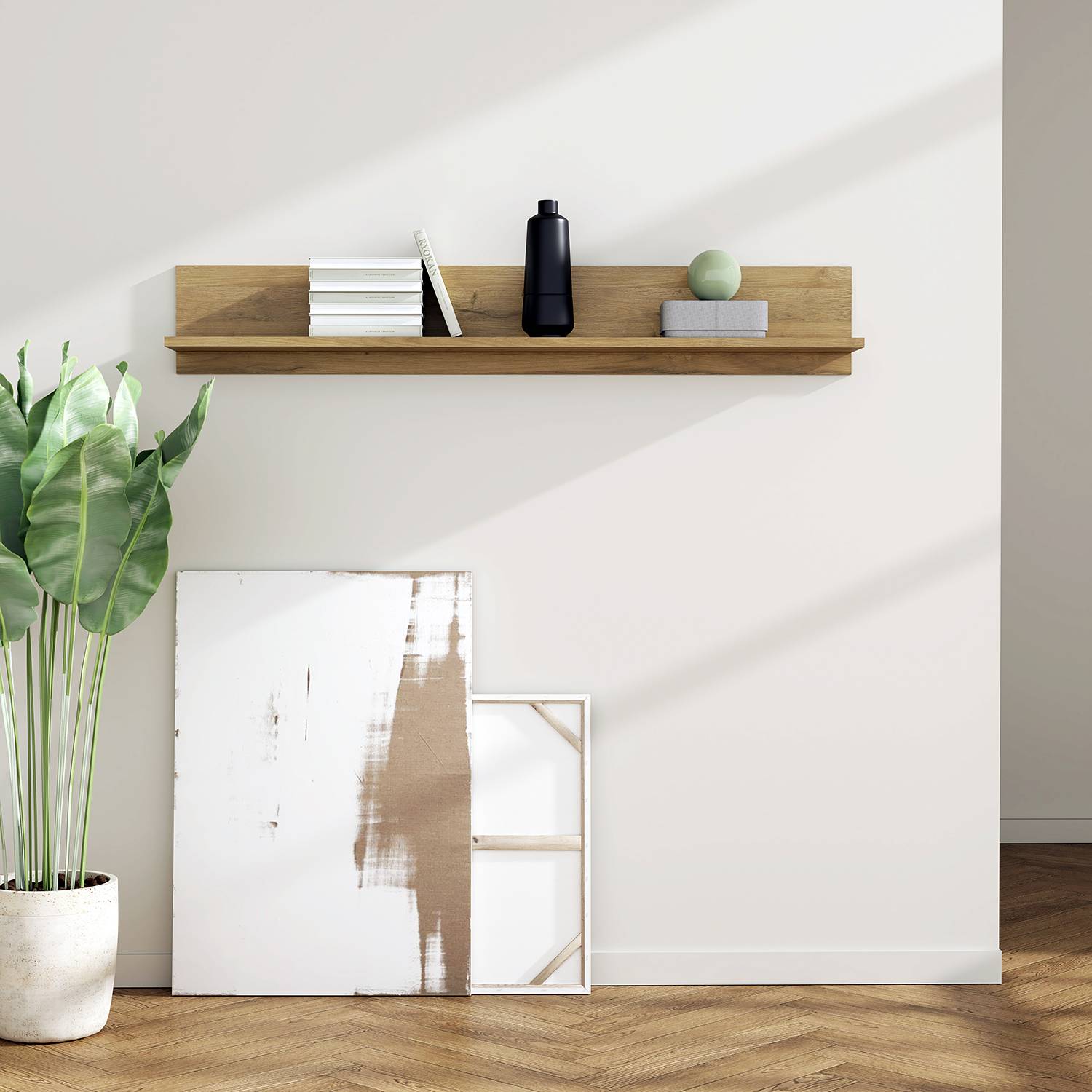 home24 Wandboard Spanplatte, foliert Braun 160cm home24 Wandboard Spanplatte, foliert Braun 160cm von home24