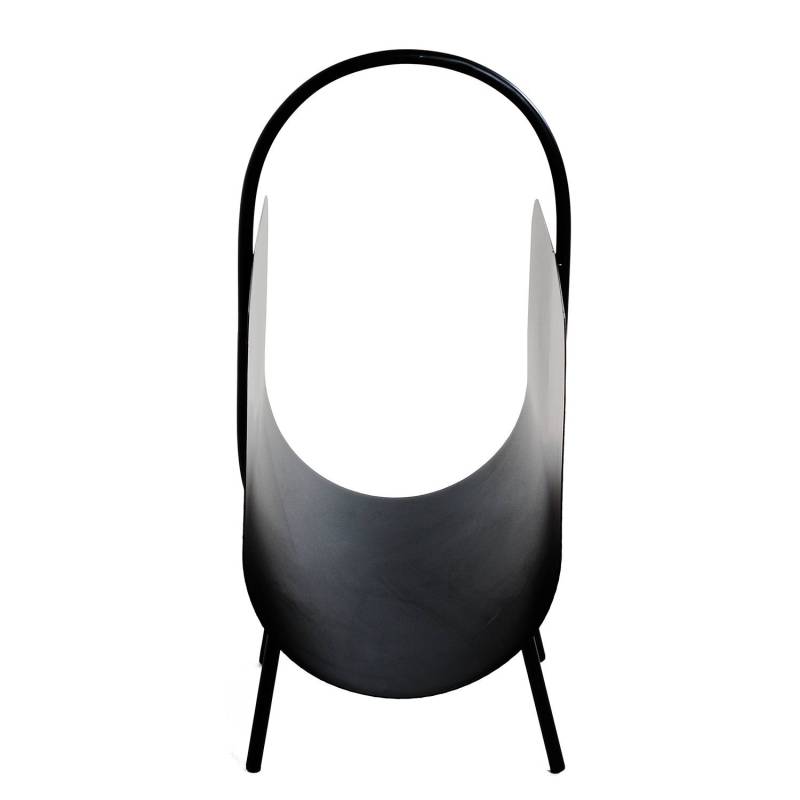 home24 Zeitungsständer Splash 37 x 47 x 22cm Schwarz von home24