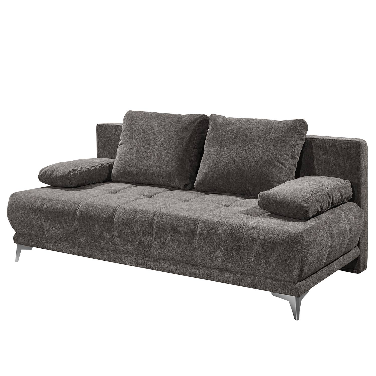 loftscape Schlafsofa Carrum Dunkelgrau Microfaser 203x86x101 cm mit Schlaffunktion von loftscape