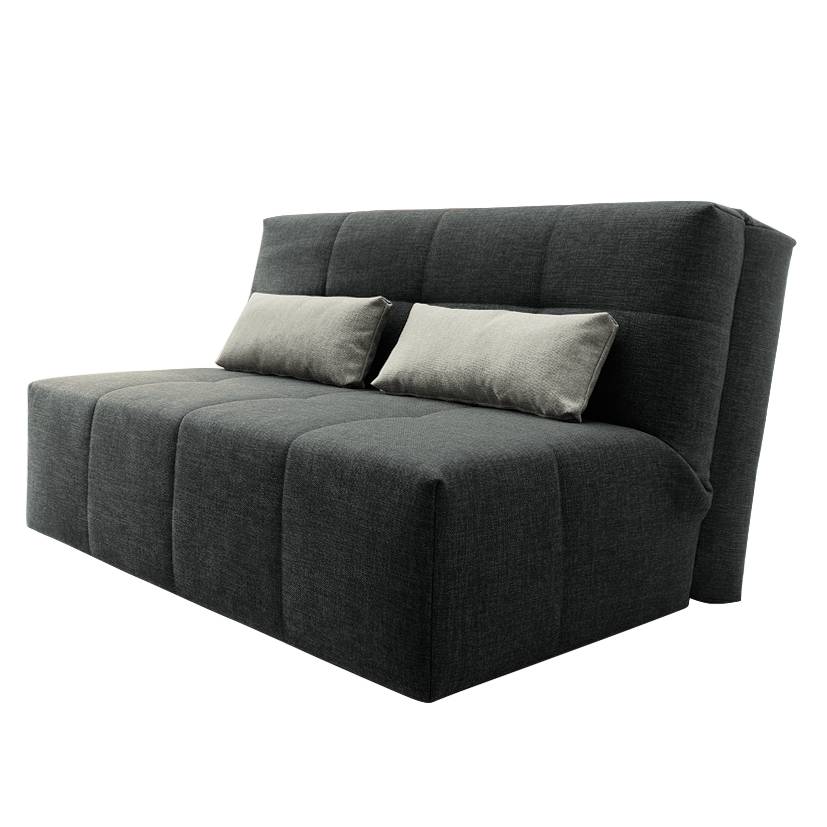 loftscape Schlafsofa Chiny 2-Sitzer Anthrazit Webstoff 145x85x102 cm mit Schlaffunktion und Bettkasten von loftscape