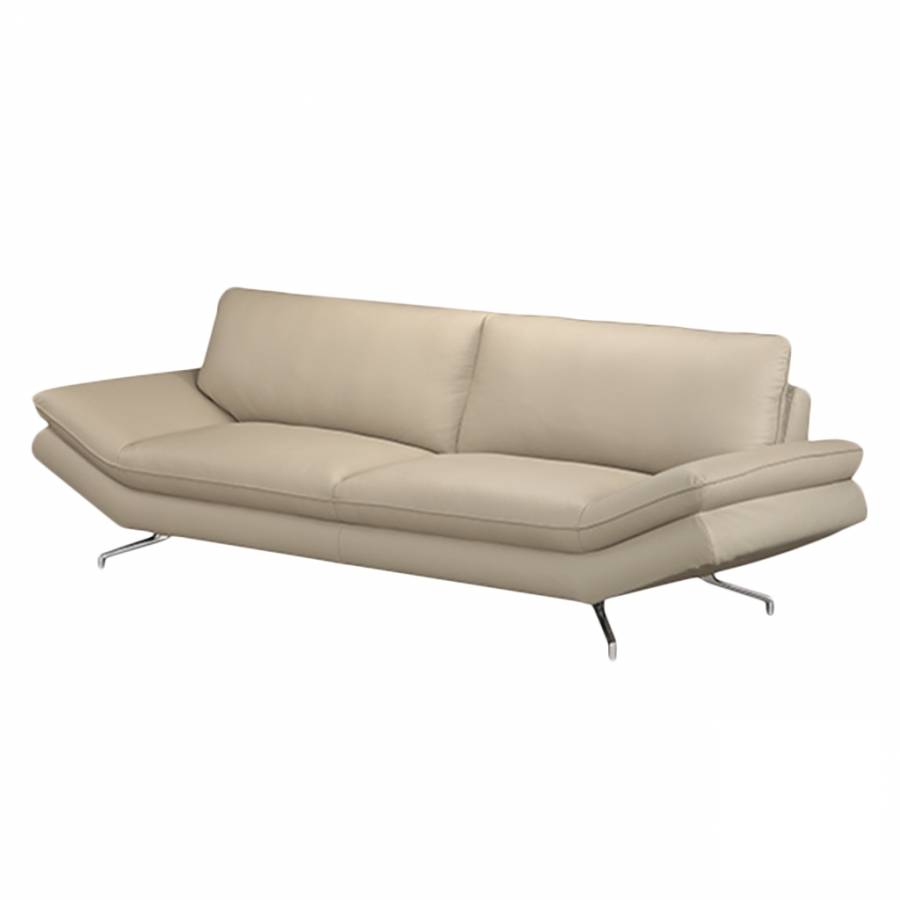 loftscape Sofa Sharon 2,5-Sitzer Beige Echtleder 215x83x95 cm (BxHxT) Modern von loftscape