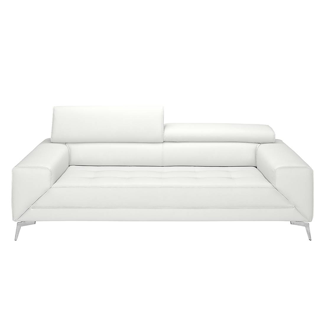 loftscape Sofa Walden 3-Sitzer Weiß Kunstleder 222x90x115 cm (BxHxT) Modern von loftscape