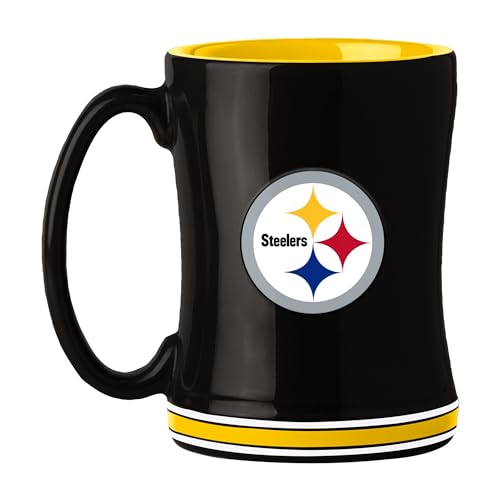 logobrands Pittsburgh Steelers Relief-Tasse, 400 ml von logobrands