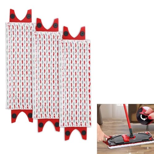 Lohill 3 Stück für Vileda Ultramax Bodenwischer Ersatzbezug Set,Bodenwischer Wischmopp Ersatzbezug Mikrofaser,Wischmopp Ersatzbezug,Sensitive Wischbezug für UltraMax Plus and Easy Wring UltraMax Mops Lohill 3 Stück für Vileda Ultramax Bodenwischer Ersatzbezug Set,Bodenwischer Wischmopp Ersatzbezug Mikrofaser,Wischmopp Ersatzbezug,Sensitive Wischbezug für UltraMax Plus and Easy Wring UltraMax Mops von lohill