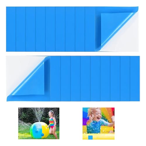 lohill 20 Stück Poolflicken Selbstklebend Unterwasser, PVC Pool Reparaturset, Pool Flicken Selbstklebend, Reparaturset für Pools, für Schwimmbecken, Wasserbett Schwimmbäder,Aufblasbaren Sofas von lohill