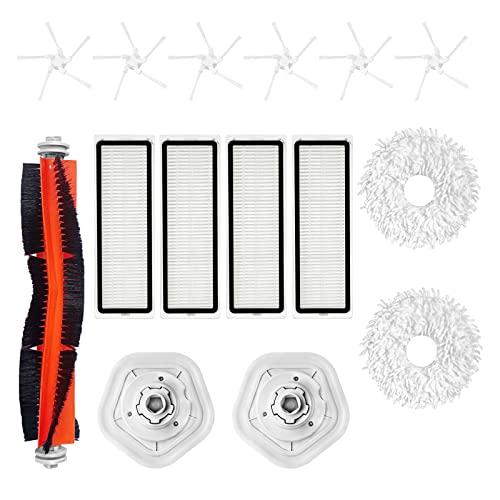 LOHILL Zubehör für Dreame Bot W10 W10 Pro Staubsauger Roboter Bürste Filter Wischtuch Ersatzteile (15 Stück) von LOHILL