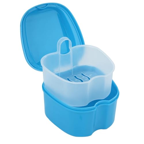 lohill Zahnprothesendose, Prothese Box Zahnprothese Box, Zahnspangendose Zahnprothesen Behälter, Retainer Container Aufbewahrungsbox mit Hängender Sieb für Falsche Zähne Lagerung Reinigung lohill Zahnprothesendose, Prothese Box Zahnprothese Box, Zahnspangendose Zahnprothesen Behälter, Retainer Container Aufbewahrungsbox mit Hängender Sieb für Falsche Zähne Lagerung Reinigung von lohill