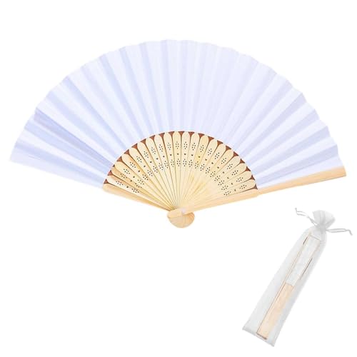 1 Stück Handfächer Faltbar Weiß Fächer Hochzeit Faltbarer Papierfächer Taschenfächer Faltfächer mit Fan-Tasche Klein Handfächer aus Stoff Hochzeitsfächer Stabil für Hochzeit Geburttag Tanz Aufführung 1 Stück Handfächer Faltbar Weiß Fächer Hochzeit Faltbarer Papierfächer Taschenfächer Faltfächer mit Fan-Tasche Klein Handfächer aus Stoff Hochzeitsfächer Stabil für Hochzeit Geburttag Tanz Aufführung von lokxmve