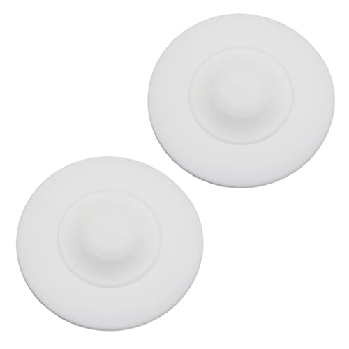 2er Universal Abflussstopfen Rutschfester Abflusssieb Silikon Praktisches Waschbeckenstöpsel Abflusssieb mit Presspassung Badewannenstöpsel Haarsieb Abfluss Stöpsel für Spülbecken Küchenspüle Dusche von lokxmve