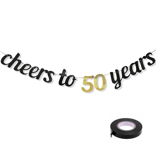 Deko 50 Geburtstag Frau Mann Cheers to 50 Years Geburtstagsgirlande 50. Jahrestag Girlande Banner Schwarz Gold Girlanden zum 50. Geburtstag für Männer Frauen Hochzeit Jubiläum Deko Geburtstagsdeko Deko 50 Geburtstag Frau Mann Cheers to 50 Years Geburtstagsgirlande 50. Jahrestag Girlande Banner Schwarz Gold Girlanden zum 50. Geburtstag für Männer Frauen Hochzeit Jubiläum Deko Geburtstagsdeko von lokxmve