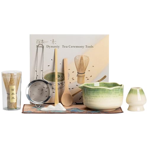 lomonmen Matcha Set,7 Stück Macha Tea Set mit Matcha-Besen,Matcha-Schale,Matcha-Whisk,Matcha-Sieb,Matcha-Chasen,für die Matcha-Teezeremonie und Matcha-Liebhaber lomonmen Matcha Set,7 Stück Macha Tea Set mit Matcha-Besen,Matcha-Schale,Matcha-Whisk,Matcha-Sieb,Matcha-Chasen,für die Matcha-Teezeremonie und Matcha-Liebhaber von lomonmen